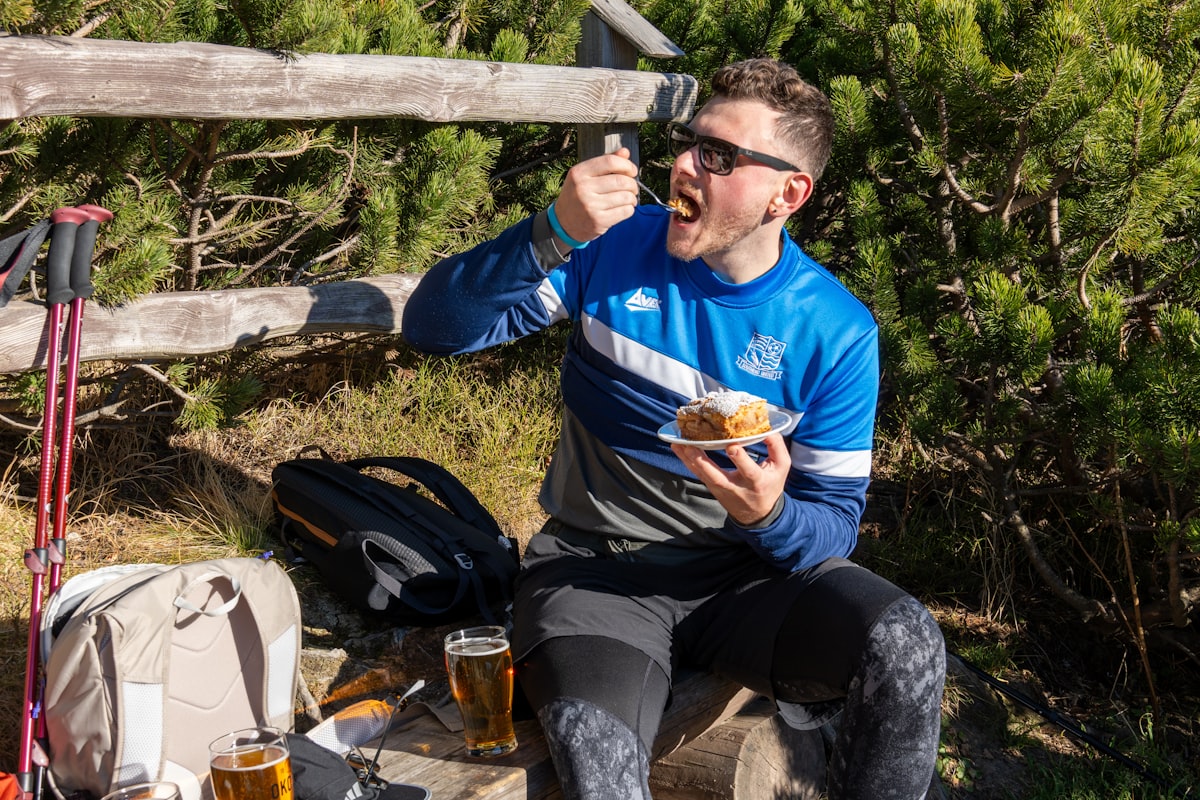 Active man with healthy nutrition